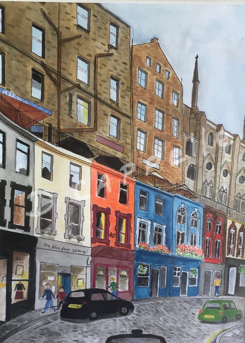 Victoriastreet - Dominique Cappelle (53cm X 43cm) Victoriastreet - Dominique Cappelle (53cm X 43cm)