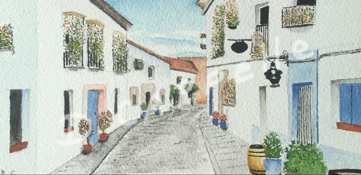 rue de Cordoue - Dominique Cappelle (22cm X 11cm) rue de Cordoue - Dominique Cappelle (22cm X 11cm)