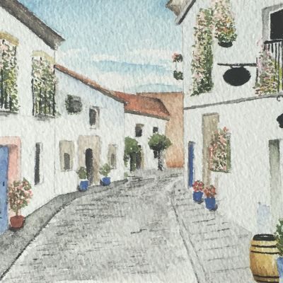 rue de Cordoue - Dominique Cappelle (22cm X 11cm)