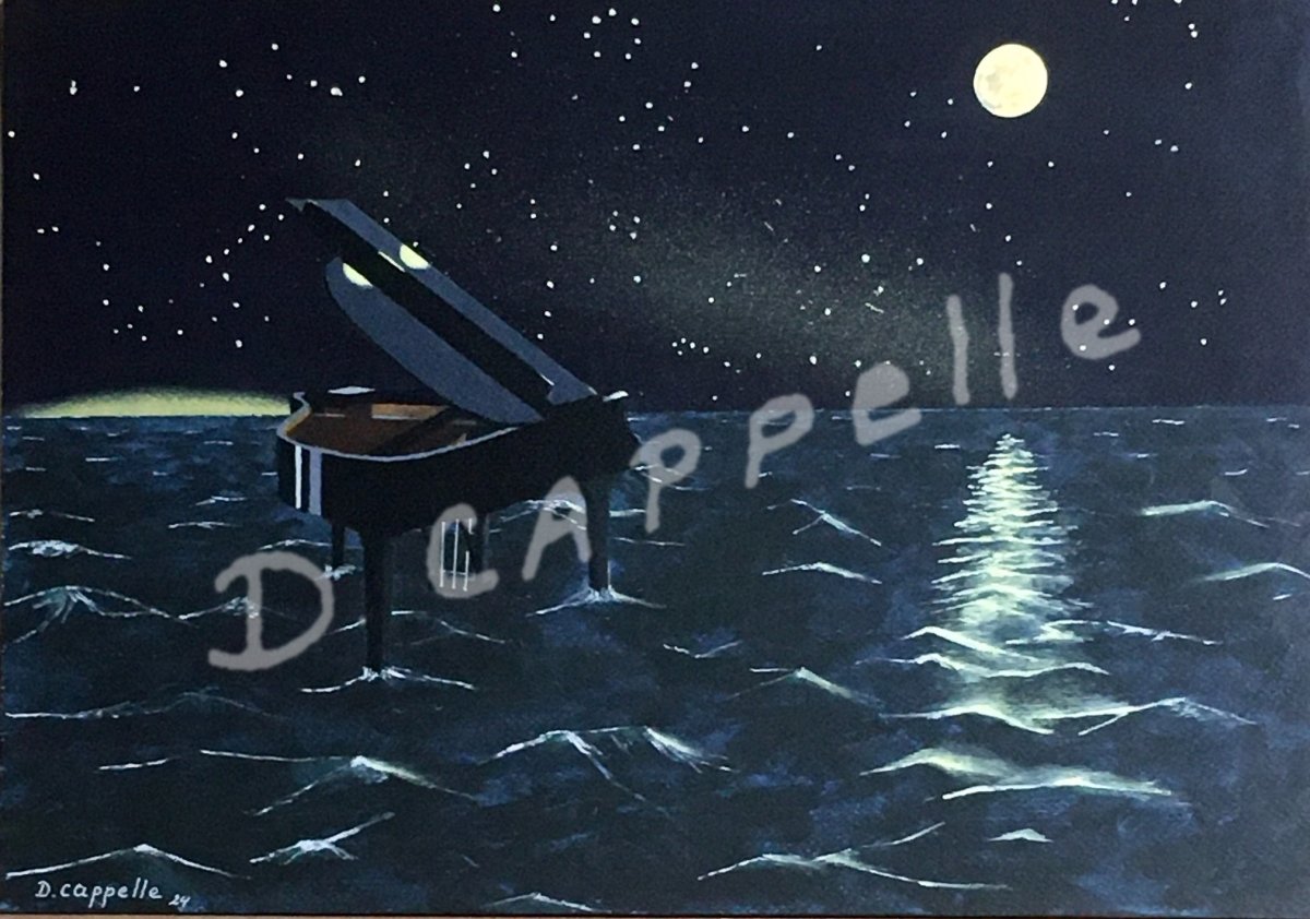 Compilation de 2 sonates - Dominique Cappelle (55cm x 39cm) Compilation de 2 sonates - Dominique Cappelle (55cm x 39cm)