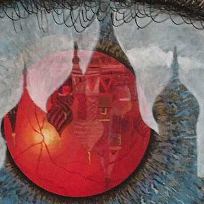 L’œil de Moscou - Dominique Cappelle (68 cm x 38 cm)