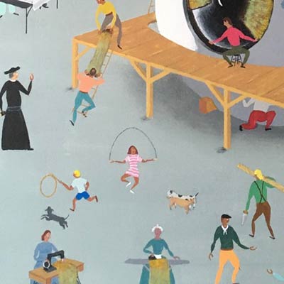 Clin d’œil à Paul Cappelle - Dominique Cappelle (78 cm x 50 cm)