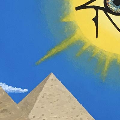 Rê veille - Dominique Cappelle (61 cm x 43 cm)