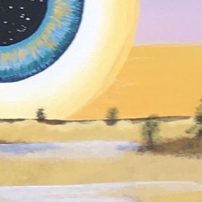 Aube sur les Fagnes - Dominique Cappelle (78 cm x 40 cm)