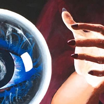 Voyance - Dominique Cappelle (67 cm x 36 cm)