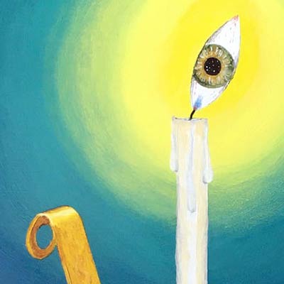 Veilleur de nuit - Dominique Cappelle (39 cm x 50 cm)